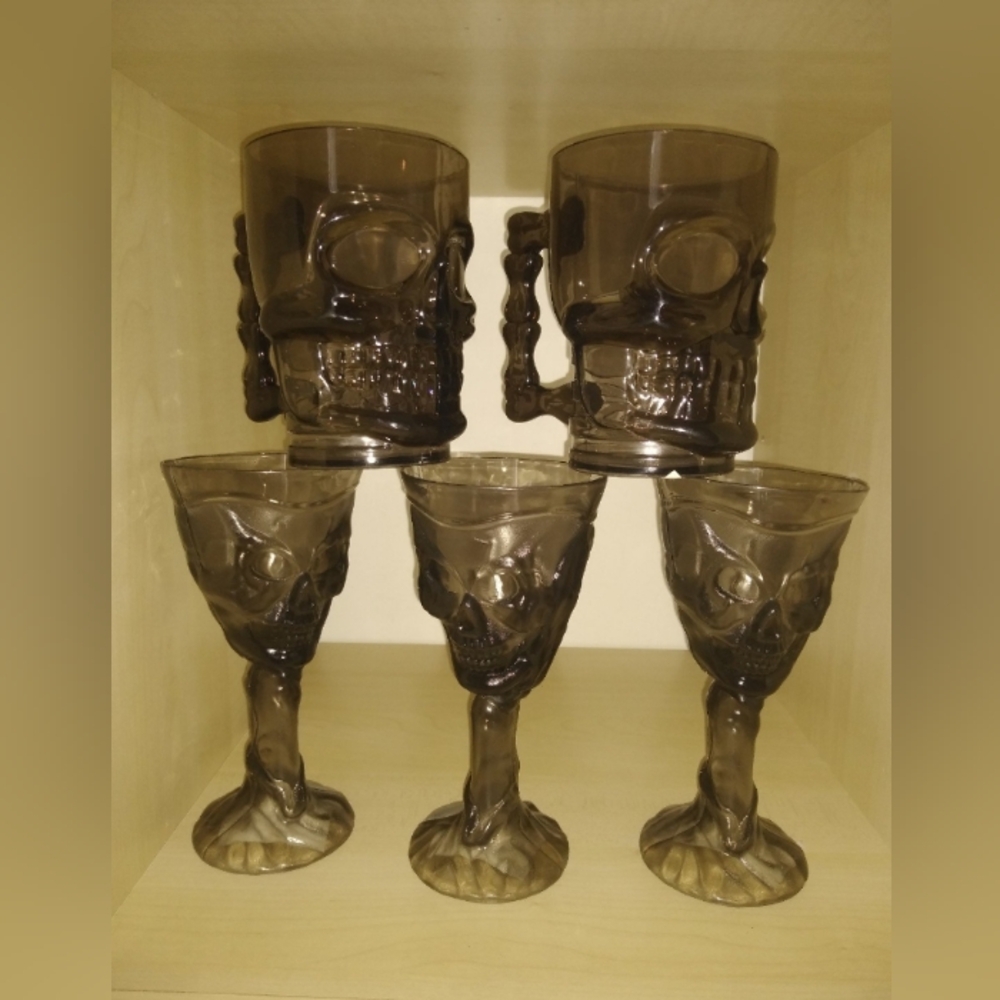 Skull Mugs And Goblets